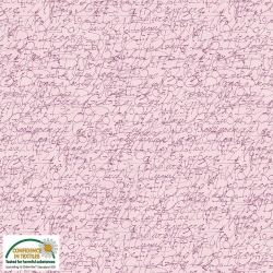 Lavender Writing - Quilters Coordinates